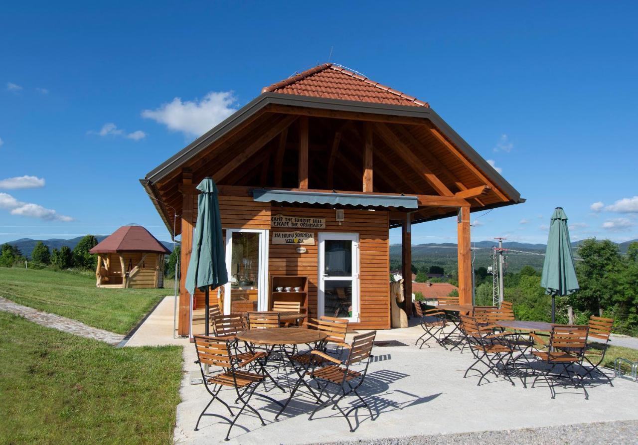 Camp The Sunrise Hill Hotel Pivka Exterior foto